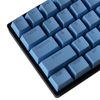 Keyboard mekanik Mini 61 tombol, kabel RGB nirkabel menyala dengan lampu latar LED PC komputer Teclado Keyboard Gaming