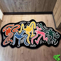 Tapis de sol Ménage Antidérapant Graisse Tapis Intérieur Paillasson Entrée Maison Chambre Décoration Personnalisé Jigsaw Zone Tapis