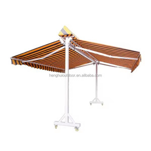 Ngoài trời từ xa đôi bên mở mái hiên freestanding nhôm có thể thu vào mái hiên mặt trời có thể thu vào mái hiên tán - Product Image 3