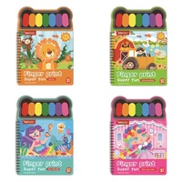 DIY enfants livre empreinte digitale dessin livres à colorier éducatif dessin palette peinture à l'eau livre enfant