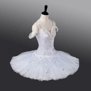 Ballet <span class=keywords><strong>tutu</strong></span> de ballet classique pour filles, 12 couches, en <span class=keywords><strong>Tulle</strong></span> rigide, <span class=keywords><strong>blanc</strong></span>, pour enfants, costume professionnel, - Product Image 5