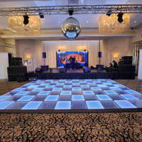 Event-Bodenbeleuchtung 3D-Spiegel Kabellose Professionelle Lichteffekte LED-Tanzflächen-Paneele