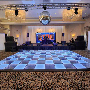 Iluminación Profesional Inalámbrica para Eventos, Paneles LED para Pista de Baile con Efecto Espejo 3D - Product Image 1