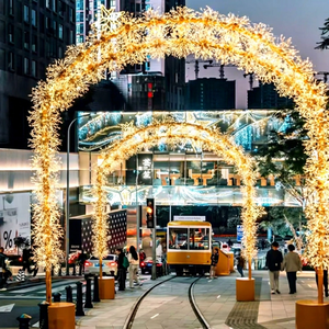 Túnel de Luces Navideñas para Autos, Crea una Ruta Festiva Luminosa para Resorts, Parques Temáticos y Eventos Urbanos - Product Image 1