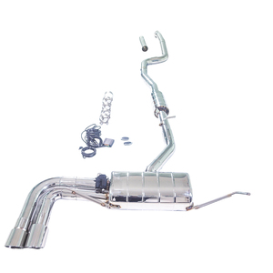 Scarico con valvola in acciaio inossidabile per BMW <span class=keywords><strong>X3</strong></span> <span class=keywords><strong>F25</strong></span> 2.0T GFC 2016 - Terminale singolo con valvola singola e doppia uscita lato guida - Product Image 6