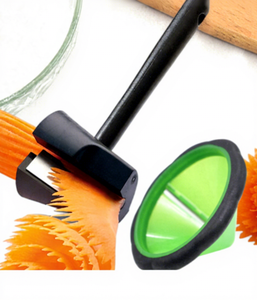 Manual <b>Vegetable</b> Spiral Slicer Peeler PP Plastic <b>Cutter</b> Stainless Steel Blade for Cucumber Carrot Fruit Kitchen - Product Image 5