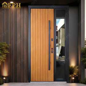 Style de pivot de porte d'entrée principale de <span class=keywords><strong>villa</strong></span> en aluminium forgé de sécurité de preuve de rouille avec <span class=keywords><strong>des</strong></span> lumières latérales pour <span class=keywords><strong>des</strong></span> villas de luxe - Product Image 3