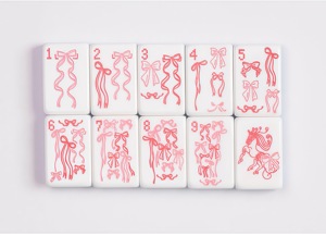 <span class=keywords><strong>Jeu</strong></span> de Mahjong de luxe à <span class=keywords><strong>3</strong></span> couches avec 160 tuiles, en acrylique bicolore, tuiles de Mahjong américaines, directement de l'usine - Product Image 6