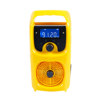Vente chaude Portable USB Walkman Radio d'urgence énergie solaire manivelle AM FM Dynamo lampe de poche 3 bandes météo Radio DC Power