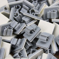 Support mural auto-adhésif en plastique pour raccords de tuyaux en PE 1/4 "3/8" pour filtres à eau