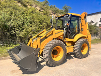Buldoexcavator Backhoe Pemuat Murah Tiongkok dengan Harga Compact 4X4 Di Filipina Mini Backhoe Loader