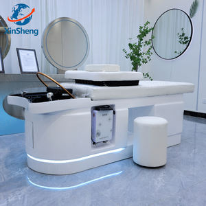 Peralatan spa rambut, tempat tidur sampo spa kepala Jepang untuk <span class=keywords><strong>salon</strong></span> rambut mangkuk dan kursi siklus air - Product Image 6