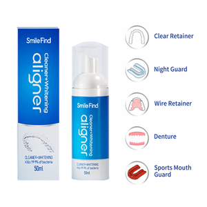 Smile trova protesi al perossido di idrogeno pulizia Mousse guardia notturna Logo personalizzato fermo schiuma per la pulizia - Product Image 5