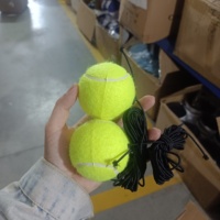 Balle de tennis avec cordon, balle d'entraînement de tennis avec cordon