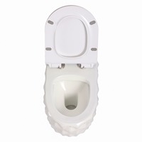 Ensemble de toilettes murales au design moderne de luxe, cuvette flottante en céramique noire, WC pour salle de bain d'hôtel