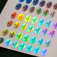 Étiquette de sécurité personnalisée en hologramme 3D en matériau PET pour rouge à lèvres, électronique grand public, soins de la peau et parfums