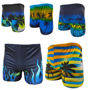 กางเกงว่ายน้ำชาย บอร์ดชอร์ต ผ้าถักพิมพ์ลาย กีฬาทางน้ำ สำหรับผู้ใหญ่ ขนาด 110-160 คาตตี้ - Product Image 1