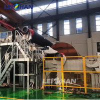 Machine de recyclage de papier usagé pour petites entreprises, 50 tonnes par jour, machine à fabriquer du carton ondulé