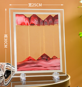 Gương Để Bàn Nghệ Thuật Năng Động Tranh Thủy Tinh Di Chuyển Sandscapes Tranh Phòng Kính Trang Trí Khung - Product Image 5