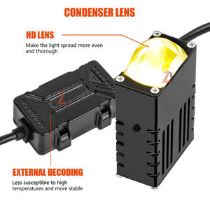 Foco de Conducción LED <span class=keywords><strong>para</strong></span> Motocicleta de 25W DC9~32V, <span class=keywords><strong>Proyector</strong></span> con <span class=keywords><strong>Lupa</strong></span> de 3 Colores, Luces <span class=keywords><strong>para</strong></span> Coches Todoterreno 4x4, Bombilla Antiniebla LED - Product Image 5