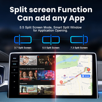 Boîte Android CarPlay AI MMB Q2W 4+64 Go, boîte CarPlay AI sans fil, adaptateur Android Auto, dongle USB, adaptateur Youtube Netflix