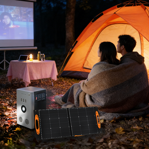 Estación de Energía Portátil Fuera de la Red con Capacidad de 1KWH, Control por Aplicación Bluetooth, Inversor, Batería LiFePO, Combo para Carrito de Café Móvil - Product Image 3