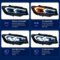 Kit de conversion de phares halogènes en LED pour Série 3 G20 G28 2019-2022, 12V 70W, lentille LED, blanc bleu, ensemble de phares avant