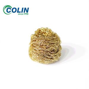 62 Bolas de latón para limpieza, limpiador de puntas de soldador de cobre genuino, raspador de metal para platos y ollas, soldador - Product Image 5
