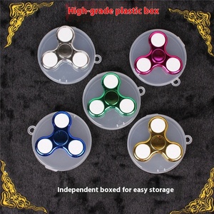 Bán Buôn Ba Lưỡi <span class=keywords><strong>Fidget</strong></span> Spinners Đầy Màu Sắc Sáng Màu Đen Nhựa Tay <span class=keywords><strong>Spinner</strong></span> Giải Nén Công Nghệ Sáng Tạo Marquee Đồ Chơi - Product Image 2