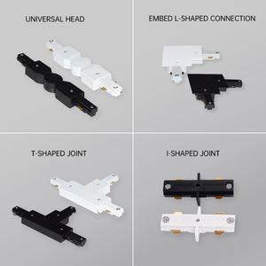 Système d'éclairage sur <span class=keywords><strong>rail</strong></span> en aluminium extrudé moderne 1M 1.5M 2M Base de puce Cob triphasée à trois fils pour plafond d'atelier divers - Product Image 4
