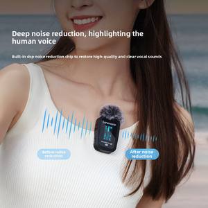 Lie'er แนะนำไมโครโฟนไร้สายแบบหนีบเสื้อ Fengdi ProX สำหรับการถ่ายทอดสดและการบันทึกด้วยโทรศัพท์มือถือ - Product Image 3