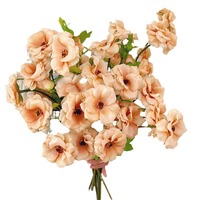 Bunga Peony Buatan Tangan Realistis Berkualitas Tinggi dari Plastik untuk Dekorasi Pernikahan, Natal, Paskah & Kembali ke Sekolah