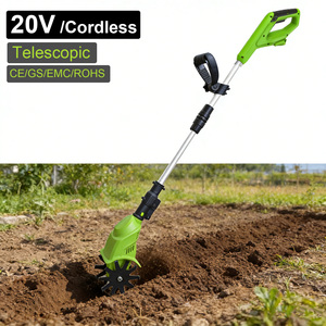 VERTAK 20V Mini <span class=keywords><strong>scarificateur</strong></span> électrique portable à <span class=keywords><strong>batterie</strong></span> lithium pour la maison et le jardinage, idéal pour l'ameublissement du sol et le creusement domestique - Product Image 1