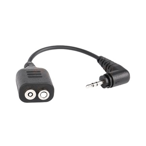 Hai cách phát thanh 2-pin nữ Walkie-Talkie Jack Adapter vật liệu nhựa - Product Image 1