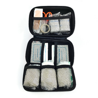 Trousse médicale rouge personnalisée, étanche, pour urgences, en EVA, 16x10x6cm, pour les voyages en extérieur