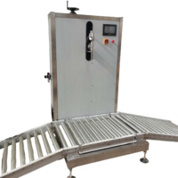 Produits en gros 200kg semi-automatique de pesage de l'eau huile gpl bouteille de gaz peinture tambour liquide machines de remplissage spécialisées