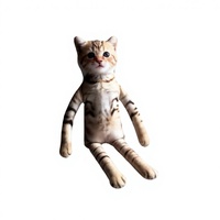 Poupée personnalisée abstraite en forme humaine, en peluche super douce avec rembourrage en coton PP, structure en fil métallique et sans bords blancs