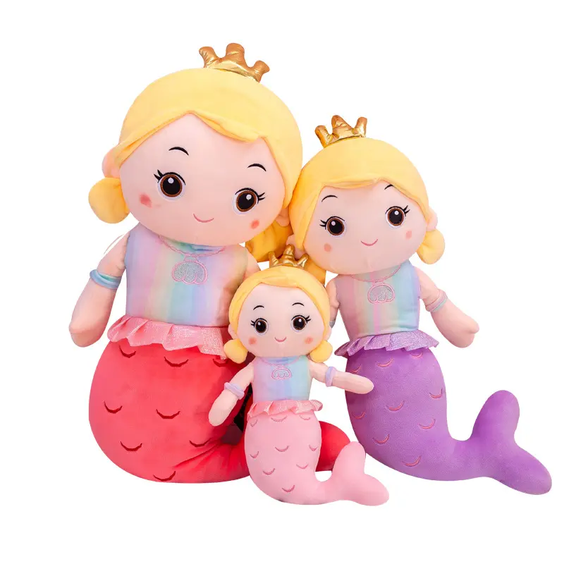 Free sample Aquarium mermaid doll doll mermaid princess doll girl toy wholesale plush gift children pillow