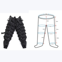 Système de thérapie par compression d'air rechargeable portable, pantalon de massage à compression à 8 chambres pour une récupération rapide