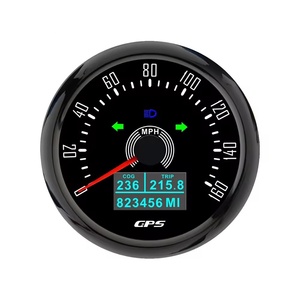 <span class=keywords><strong>Compteur</strong></span> de <span class=keywords><strong>vitesse</strong></span> <span class=keywords><strong>GPS</strong></span> 85mm 0-200 km/h Odomètre avec TRIP ODO avec rétroéclairage 7 couleurs pour voiture bateau RV <span class=keywords><strong>moto</strong></span> tracteur 12V 24V - Product Image 6