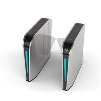 Tourniquet de contrôle d'accès d'empreintes digitales pour la barrière de volet de compteur de gestion d'entrée/sortie de bâtiment avec le Type de code de système de billet