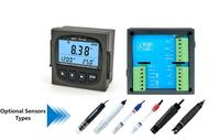Contrôleur de pH numérique Jishen DC24V 0.5A 4-20mA RS485, précision 0,01pH, plage 0-14pH, compensation de température, vente en gros d'usine