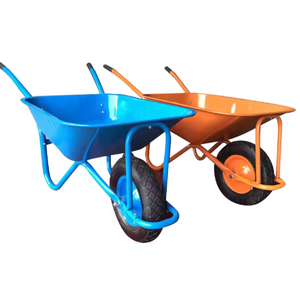 รถเข็นสำหรับงานหนักรถเข็นก่อสร้างถาดชุบสังกะสีแบบ WB5009พร้อมรถเข็นแบบทนทานทำจากเหล็กและพลาสติก - Product Image 5