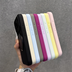 17 từ Silicone trường hợp điện thoại với đứng, từ trường hợp điện thoại với xoay đứng Silicone lỏng trường hợp đối với <span class=keywords><strong>iPhone</strong></span> 17 Pro Max - Product Image 3