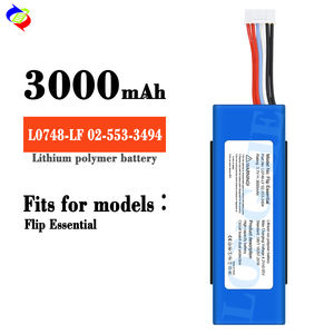 GrWholesale per <span class=keywords><strong>JBL</strong></span> Flip essenziale altoparlante <span class=keywords><strong>Bluetooth</strong></span> L0748-LF 02-553-3494 Bateris 3.7V 3000mAh Batterie al litio - Product Image 2
