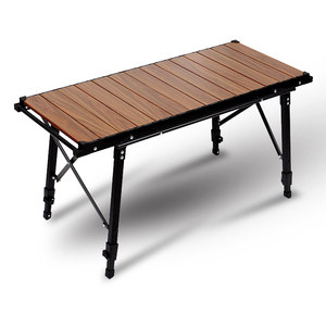 Cắm trại igt bảng Accesory Chiều cao có thể điều chỉnh Hàn Quốc BBQ Bảng cắm trại nhôm gấp bảng cho cắm trại - Product Image 2