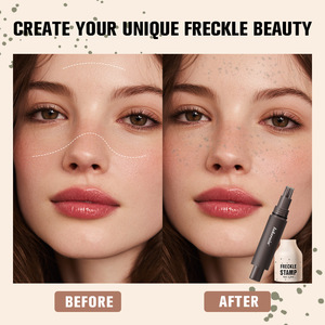 Ручка-штамп для имитации веснушек с натуральным эффектом, несмываемая, 5-точечная, для создания искусственных веснушек за секунды, удаление родинок и пятен - Product Image 3
