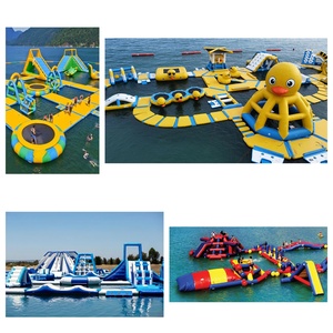Thương mại lớn PVC vui vẻ Công Viên Nước thiết bị <span class=keywords><strong>Inflatable</strong></span> chướng ngại vật trượt cho trẻ em và người lớn nước vui chơi giải trí cơ sở - Product Image 6