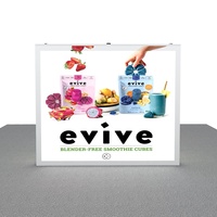 Affichage de compteur LED d'assemblage portable de table USB sans cadre en aluminium modulaire personnalisé de 4 pieds