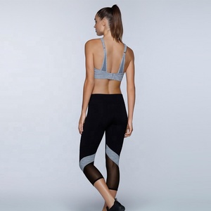 Mujer transpirable desgaste <span class=keywords><strong>de</strong></span> la yoga fitness cierre a correr gimnasio <span class=keywords><strong>sujetador</strong></span> <span class=keywords><strong>de</strong></span> <span class=keywords><strong>deporte</strong></span> en negro - Product Image 5